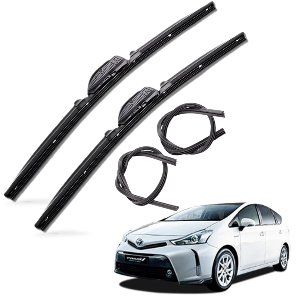 1 + 1 Toyota Prius Pure Premium Wiper Brush with refillable Rubber