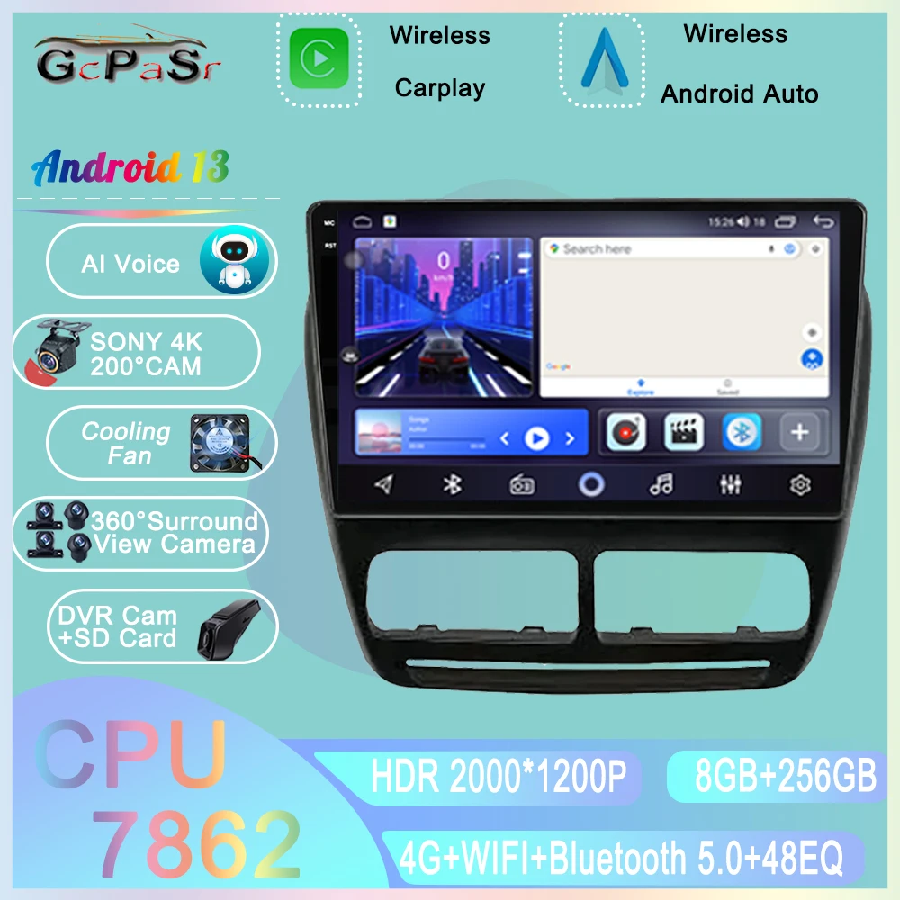 

For FIAT DOBLO/OPEL COMBO TOUR 2010-2015 Android 13 Car Radio GPS Navi 2000*1200 IPS DSP built-in Carplay Multimedia Player DVD