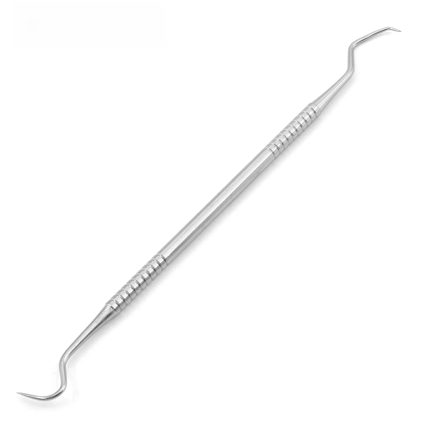 1 szt. Podwójna głowica ze stali nierdzewnej narzędzie stomatologiczne dentysta czyszczenie zębów higiena Explorer sonda hak Pick instrumenty dentystyczne — zdjęcie 2