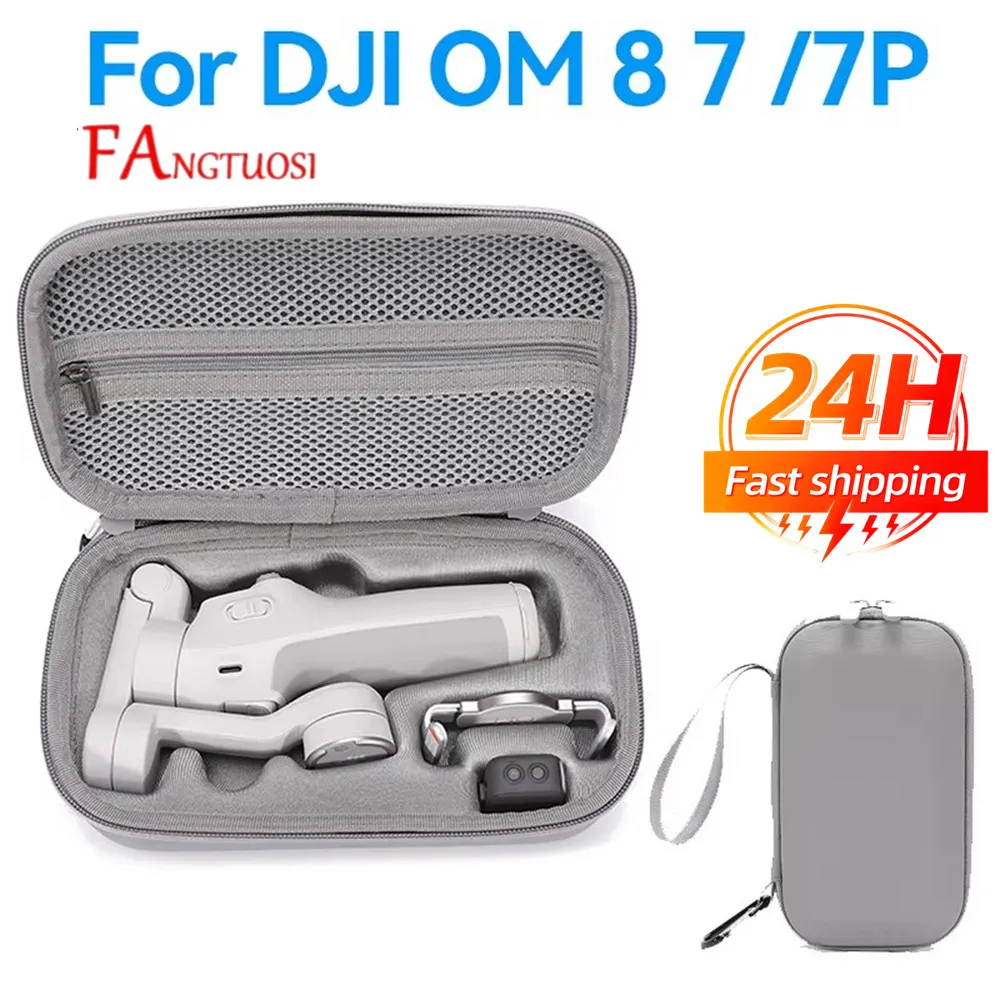 FANGTUOSI Boîte de rangement portable pour DJI Osmo Mobile 8, sac de transport rigide pour DJI Osmo Mobile 8 7 7P