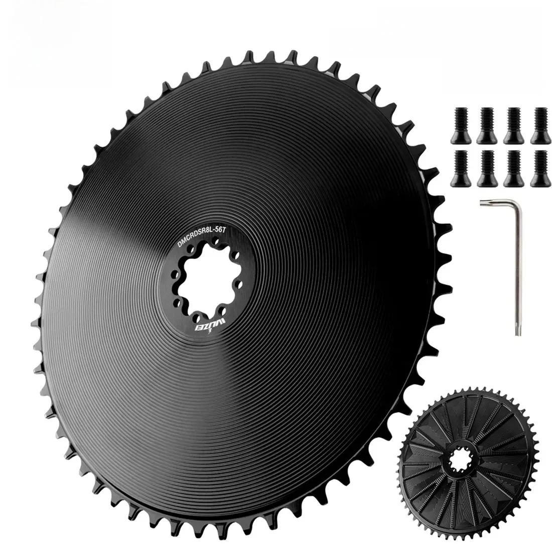 AliExpress WUZEI Road Bike Chainring 8 Bolts Narrow Wide Chainwheel Bicycle 40 42 44 46 48 50 52 54 56 58T Crown for SRAM Force AXS Crank