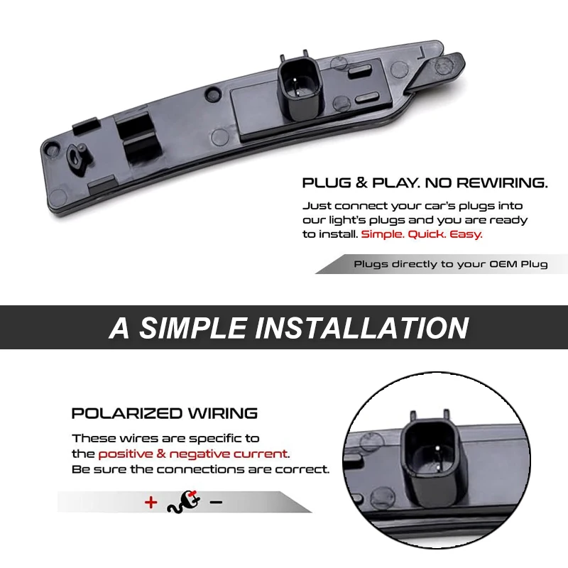 أضواء عاكسة للعلامات الجانبية لـ 2024 2025 Ford Mustang Gen7/S650، أضواء علامة المصد الأمامي والخلفي #3