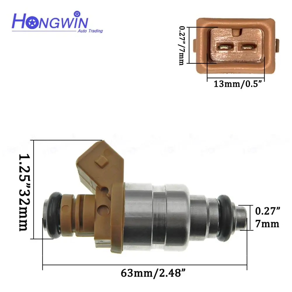 3/4PCS New Fuel Injector Nozzle For Daewoo Chevrolet Matiz Spark 0.8i 1.0i 98-10 ADG02801 96351840 96518620 96620255