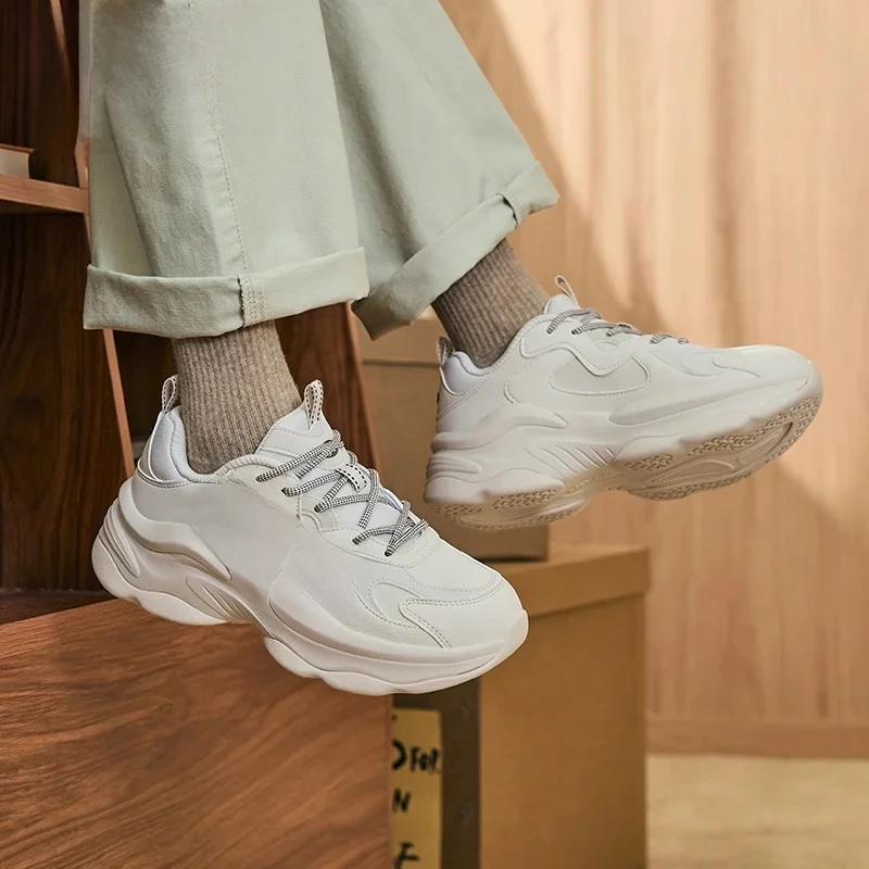 Buty Xtep Egg Roll Retro Damskie Zimowe Wytrzymałe Buty Sportowe Wygodne Modne Retro Sneakersy 976418320051 — zdjęcie 2