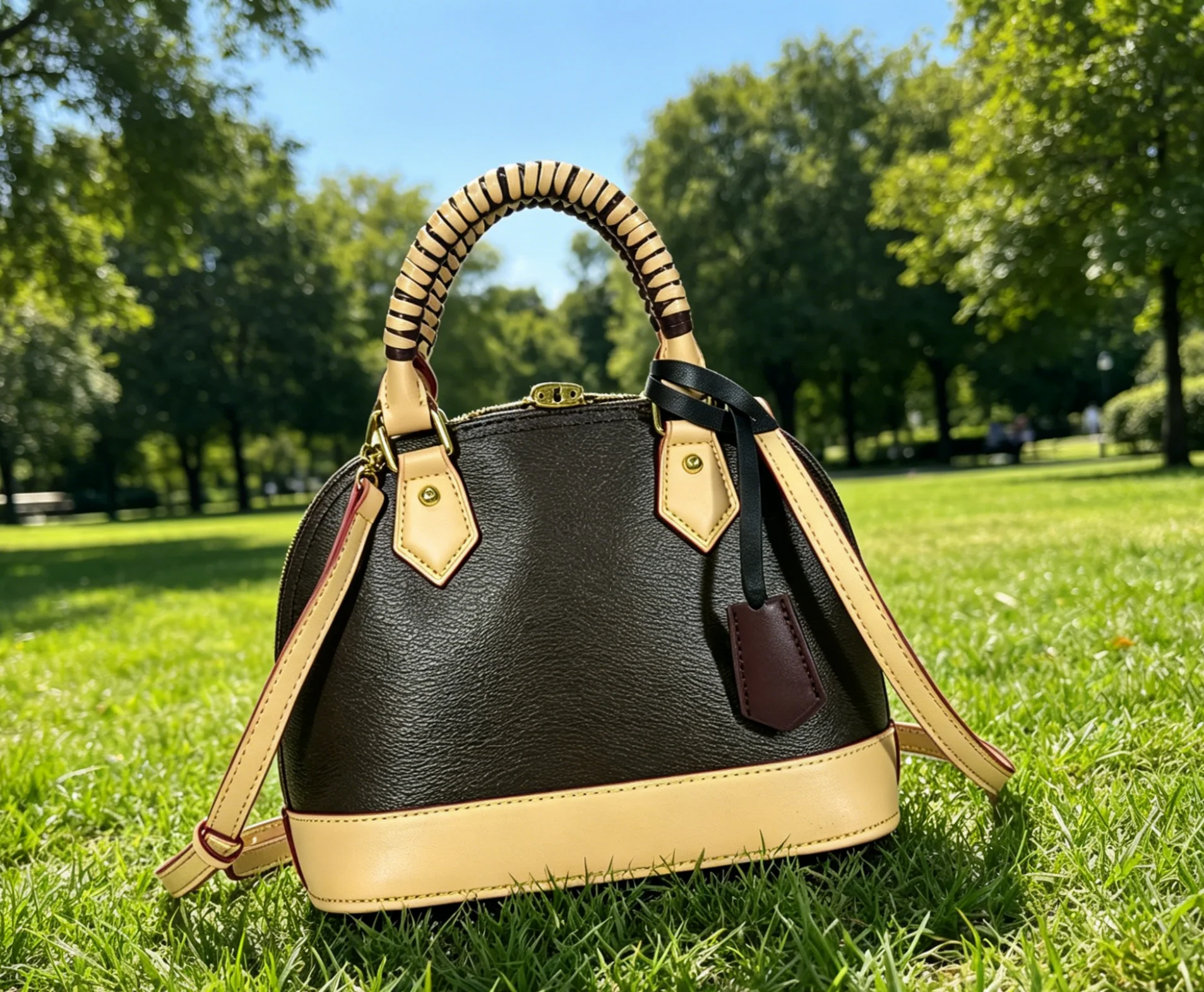 2026 Size:23.5x17.5x11.5 cm NO BOX New Model - Versatile and Fashionable PU Leather Bag - Durable, High-Quality and Affordable