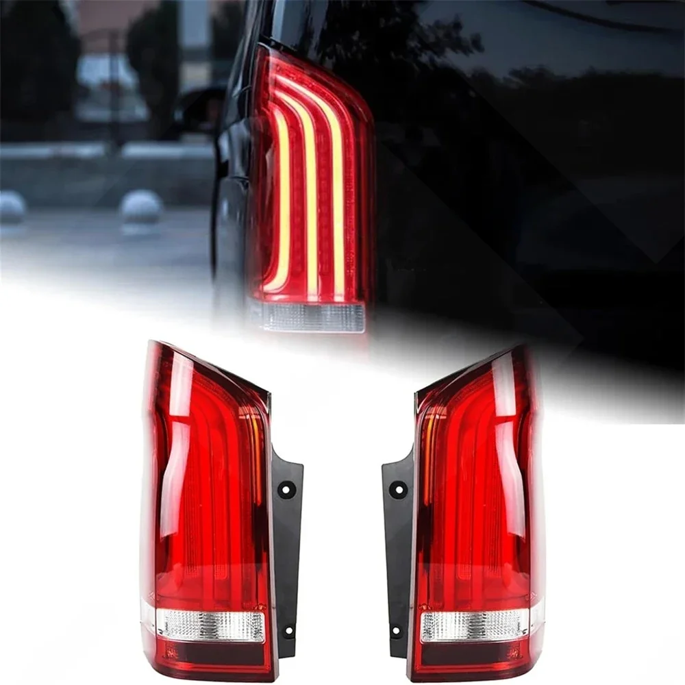 Paar Achterlichten Voor Benz Vito W447 2014 2015 2016 2017 2018 2019 2020-2022 Achterlicht Led-achterlichten Achterlichten Led remlicht - afbeelding 2