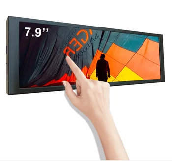 Elecrow 7.9 인치 400*1280 IPS 터치 스크린, 두 번째 모니터, Raspberry Pi, Banana Pi, Jetson Nano 용 HDMI 호환