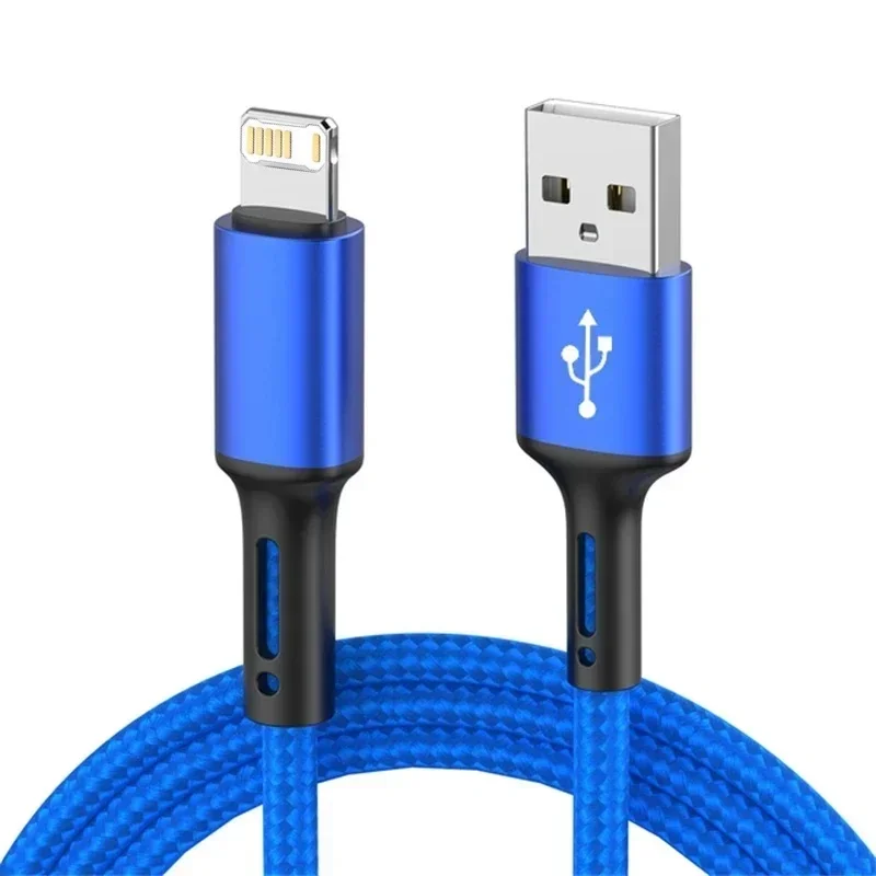 3A USB-Kabel für iPhone 14 13 12 11 Pro Max X XR 6s 7 8 Plus 2m 3m Blei Handy Schnellladekabel Datenladegerät Draht