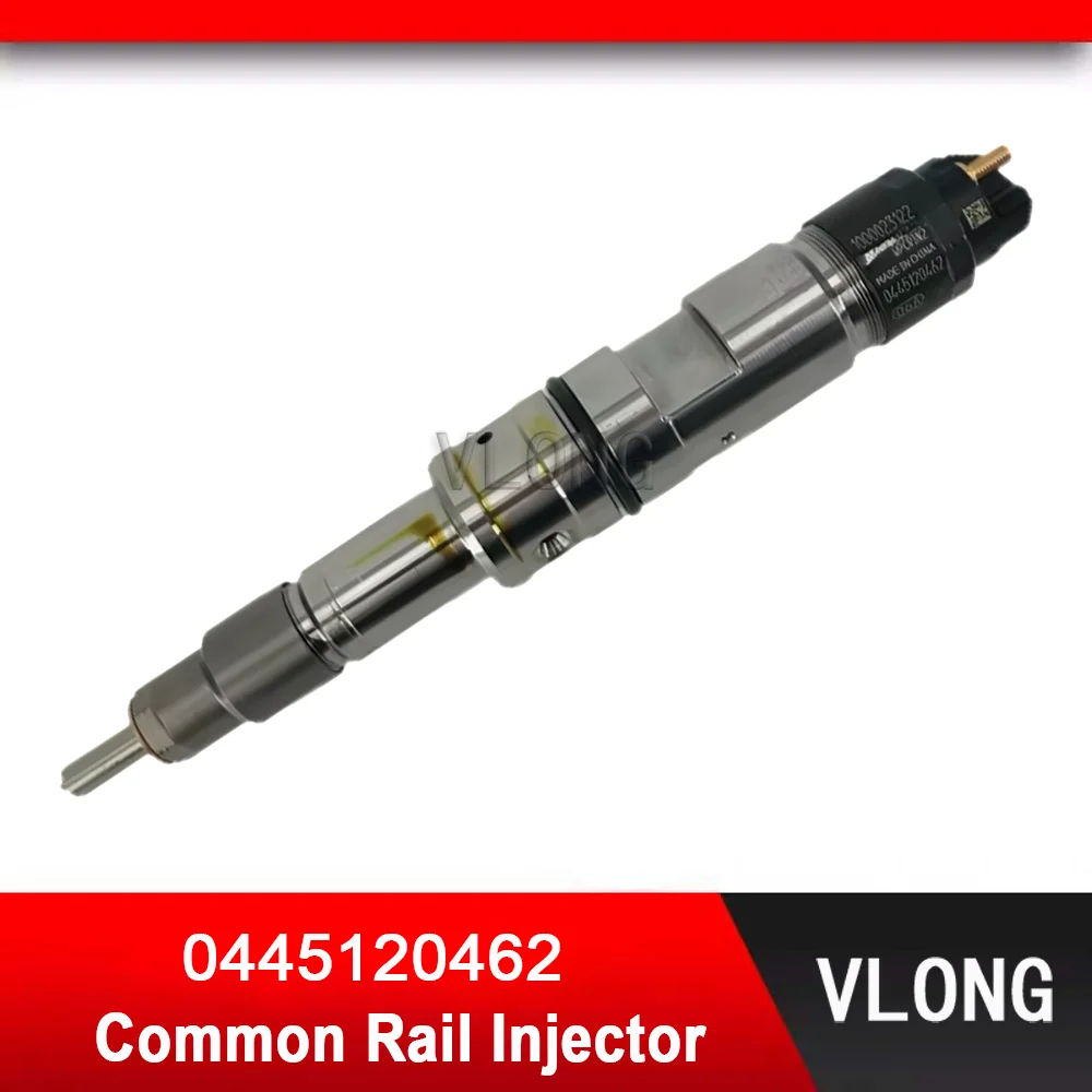 

0445120462 Heavy Truck P10H Fuel Injector Assembly For WEICHAI WP10H Diesel Engine Common Rail Injector 1000023122 0445120524