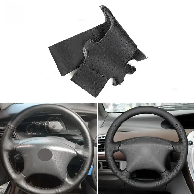 Osłona na kierownicę do samochodu czarne wykończenia dla Citroen/CITROËN Xsara Picasso 2001-2010 Berlingo 2003-2008 C5 2001-2006 Peugeot Partner — zdjęcie 2