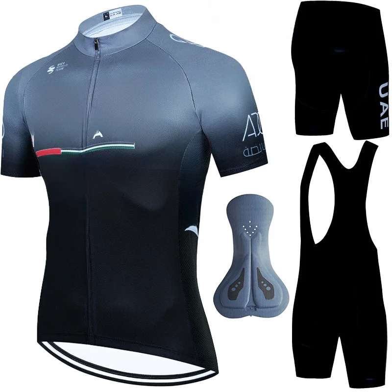 Mountainbike VAE komplettes Radfahren 2024 Trikot Männer Set MTB Gel Shorts Straße Uniform männliche