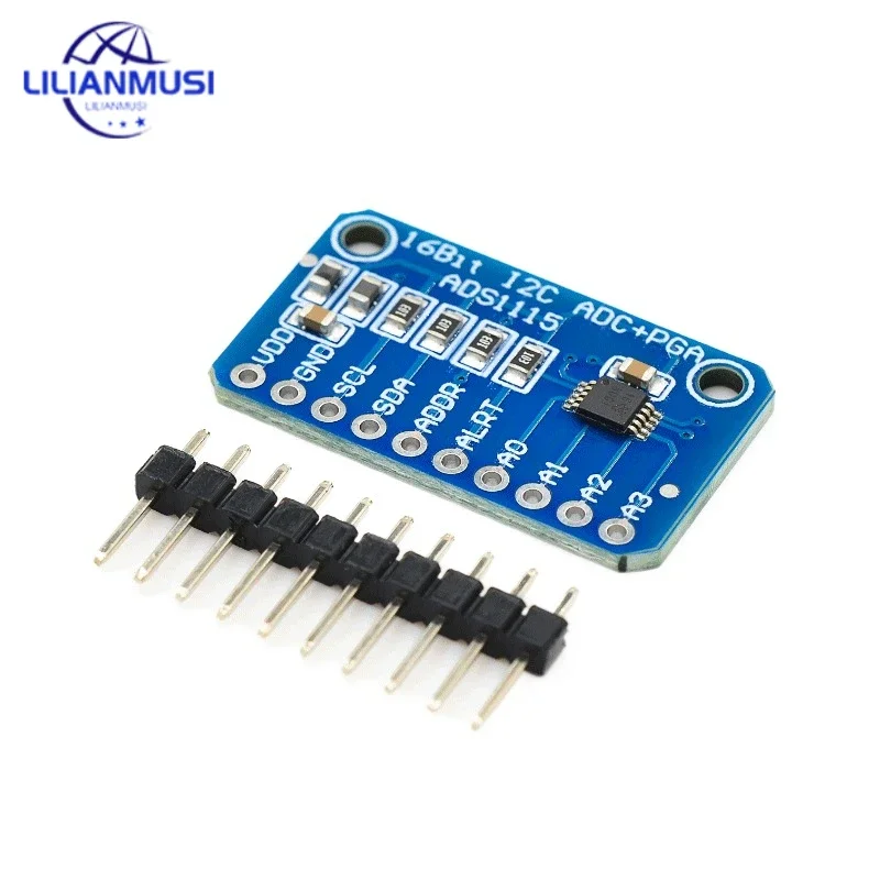 50pcs ADS1115 Ultra-Small 16-Bit Precision Analog-to-Digital Converter ADC Development Board Module