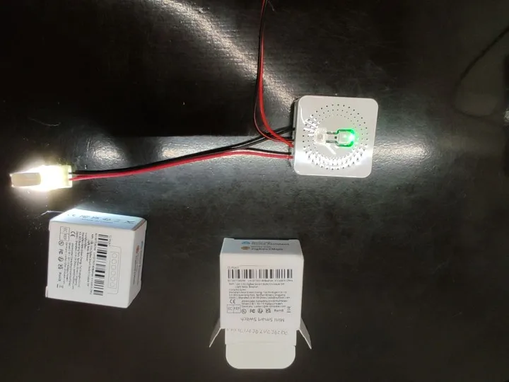 16A Mini ZigBee Smart Switch Module DIY Light Relay Breaker Intelligent Life App Control,Home Automation Works with Alexa Google photo review