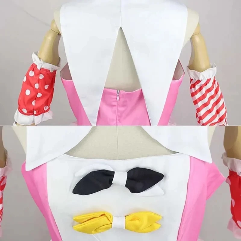 Otori Emu Cosplay Costume Masquerade Emu Ootori Dress Headwear Socks for Halloween Outfits Comic Con - view 3