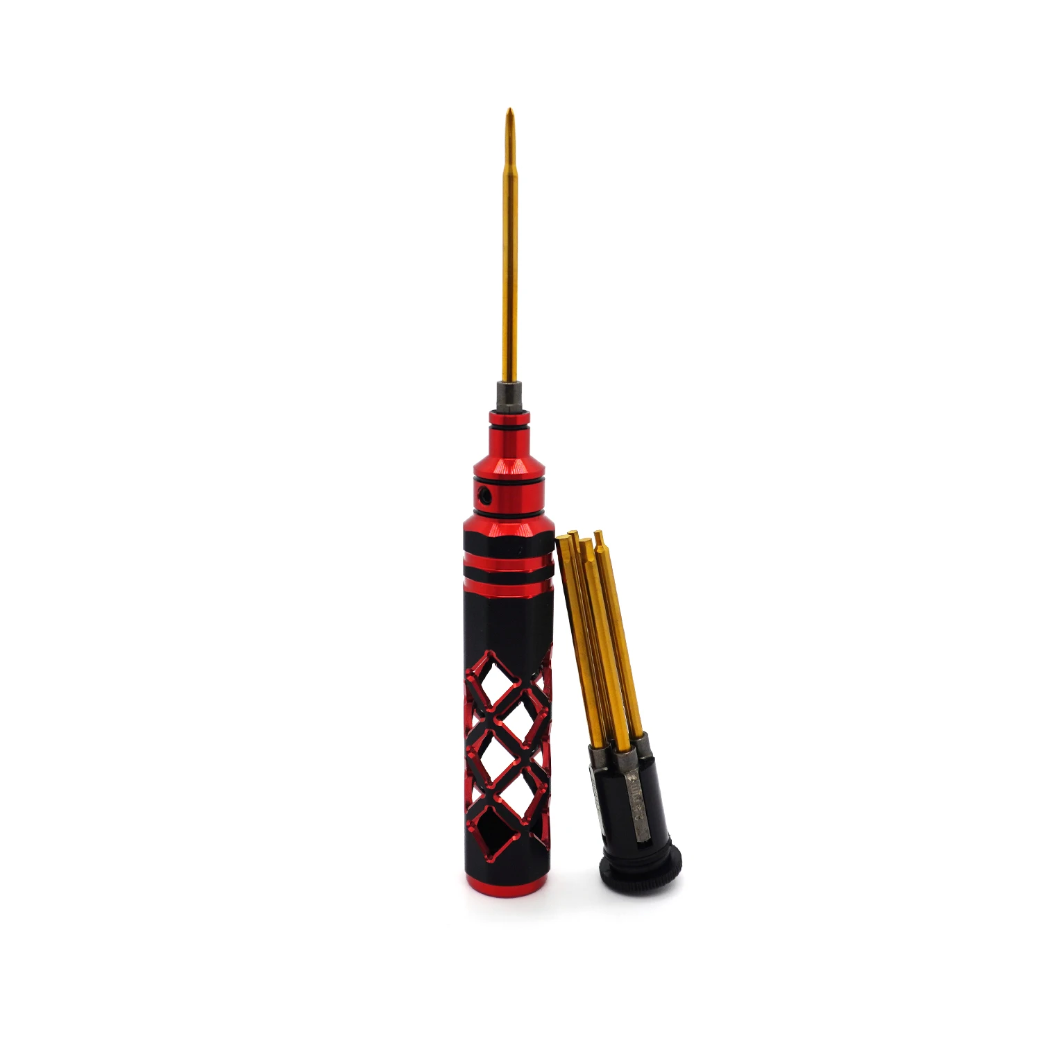 Cacciavite esagonale 4 in 1 1.5mm/2.0mm/2.5mm/3.0mm Set di strumenti di riparazione per cacciavite esagonale per parti di barche per auto aeree RC FPV Racing Drone