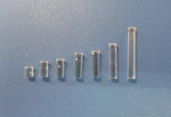 100 szt. Przezroczysty kolor 2,54 MM-15 MM RURA ŚWIATŁA DO 3 MM diody LED LED Tube Klosz Wymień PLP2 — zdjęcie produktu 4