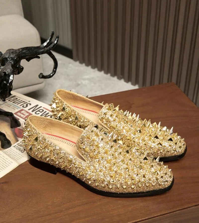 gold studded dress shoes Velvet Dress - Bridesmaid Dress main image 1