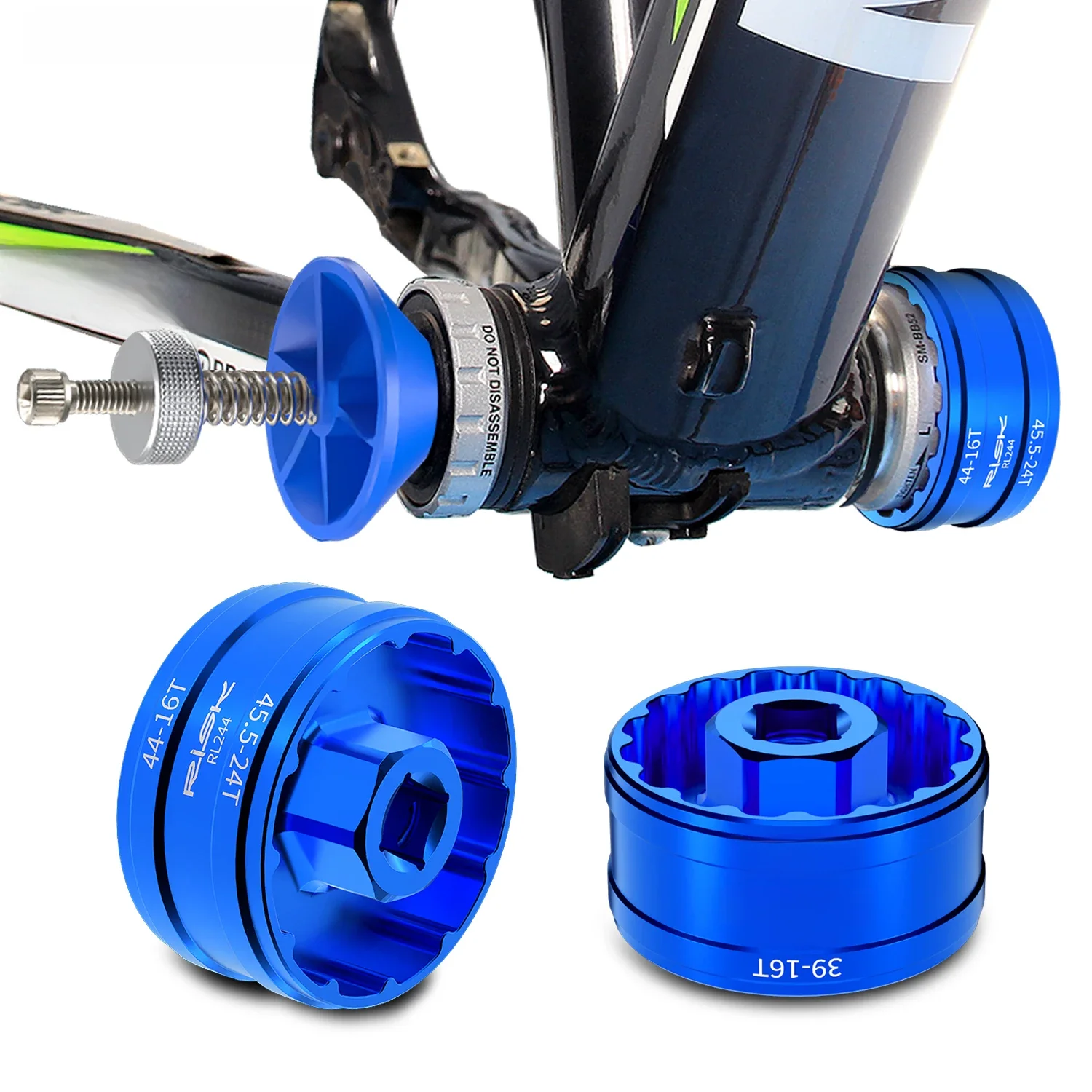 AliExpress RISK Bicycle Bike BB Bottom Bracket Bearing Removal Tool Ratchet Wrench for BB44 BB45.5 BB39 BB40.5