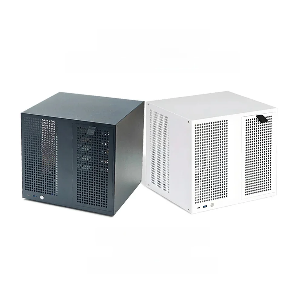 Hot Boogschutter 8-Bay NAS Chassis Met Backplane Case ATX voeding MATX Moederbord Volledige Hoogte PCIE UNRAID Zwart Wit - afbeelding 2