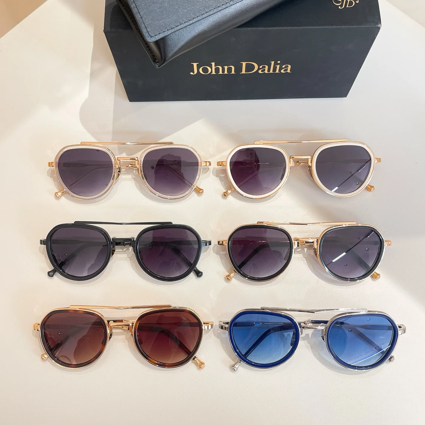 

Brand Fashion For JOHN DALIA JD DANIEL Sunglasses Women Polarized UV400 Luxury Driving Glasses Alloy Female Eyewear with box
