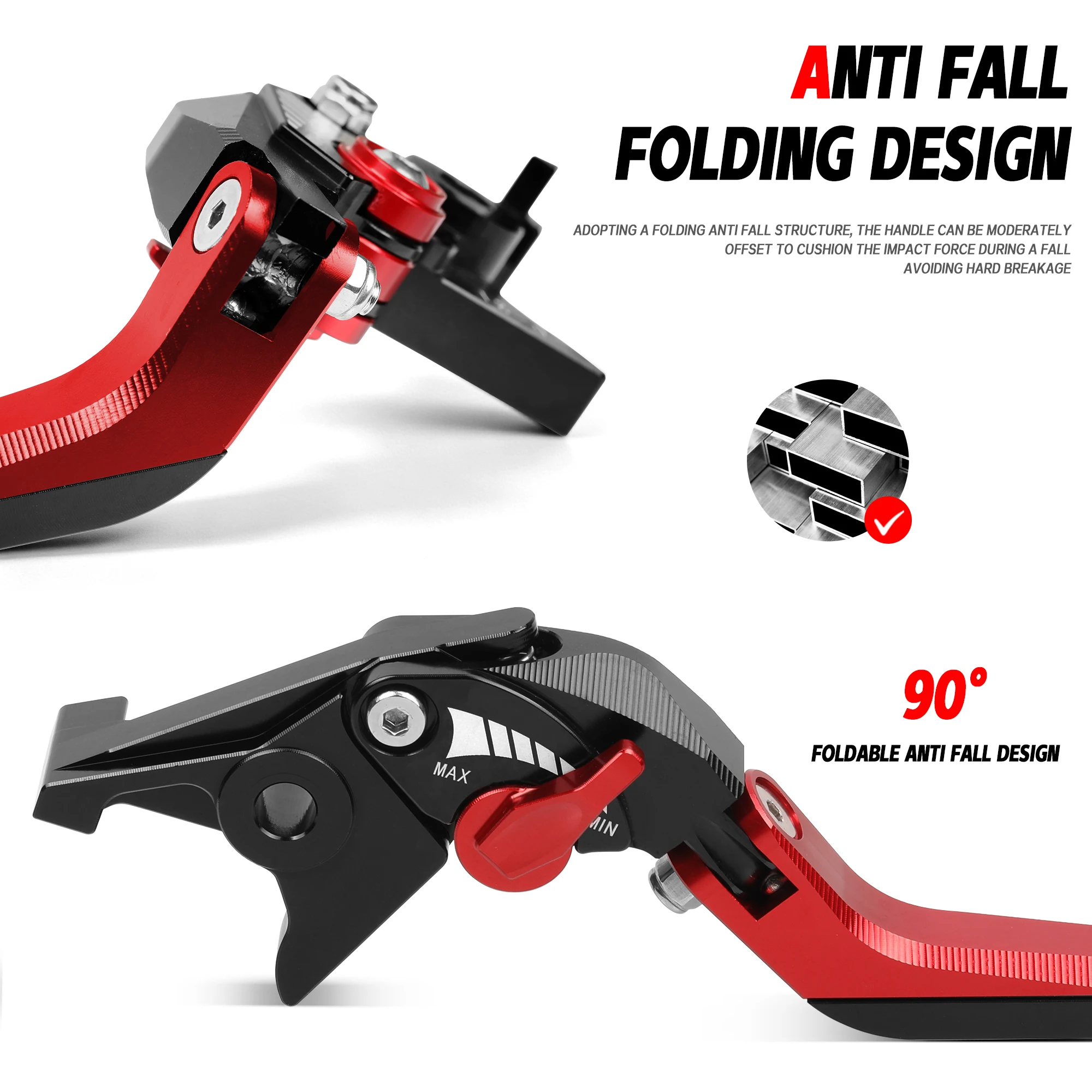 CNC 5D Brake Clutch Lever Adju - Cnc Aluminum Adjustable Brake Clutch Levers recension och pris