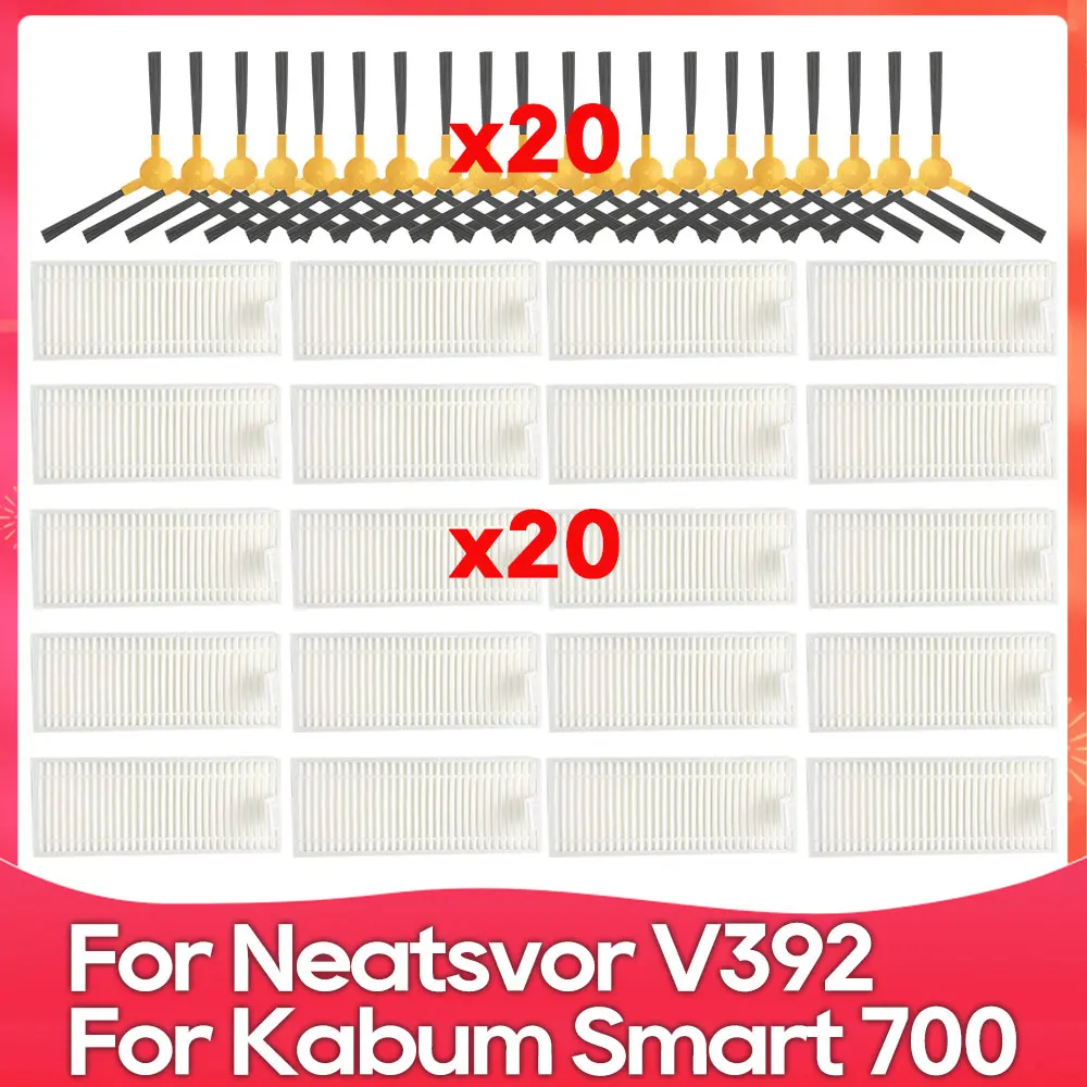 Compatible For Neatsvor V392, Kabum Smart 700, Tesvor S6, Proscenic 800T, Liectroux C30B, GARLYN SR-600 Side Brush Filter Part