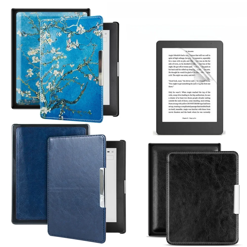 Dla Kobo Aura N514 Smart Cover 6-calowe skórzane etui na ekran Capa Ereader Auto Sleep Wake Up Magnetic Ebook Hoesje Funda — zdjęcie produktu 7