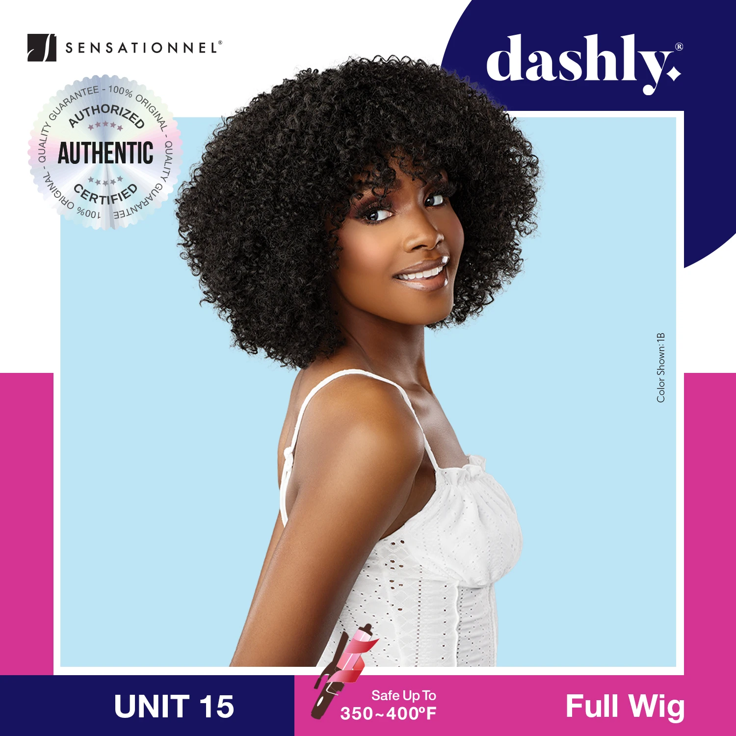 Sensationnel Dashly Wig UNIT 15 - Stylish Look, Trendy Style, Easy to Wear, Effortless Glamour