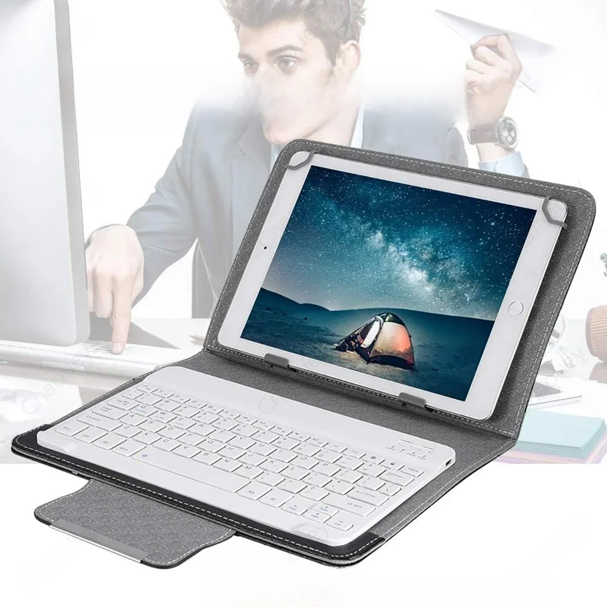 Etui na tablet 7 8 9 10,1 cala Uniwersalne etui na tablet ze skóry PU z funkcją podstawki do tabletów Android iPad Samsung Huawei Lenovo Funda — zdjęcie produktu 7
