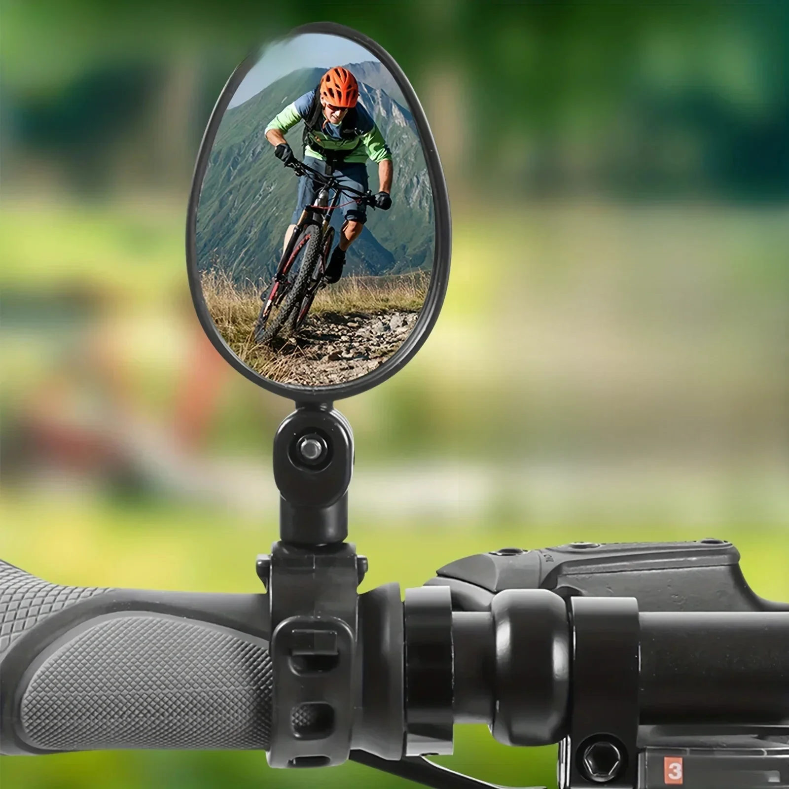 AliExpress cycle zone Bicycle Rearview Mirror 360 Rotate Adjustable Bike Rear View Mirror Wide-Angle Road Cycling