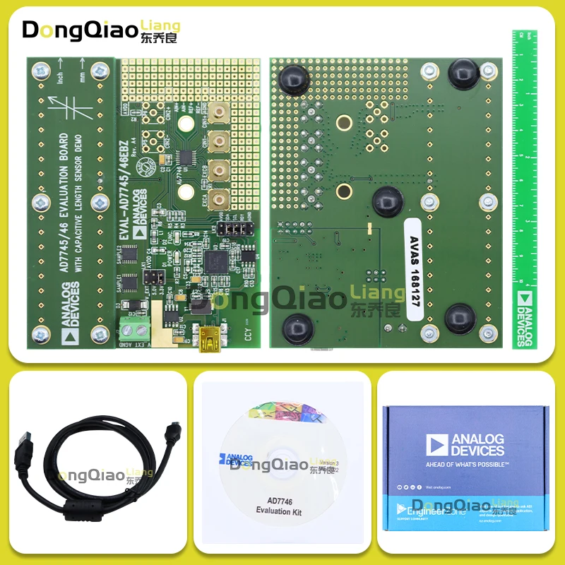 In Stock: For EVAL-AD7746EBZ Full-Featured Development Board Tool—AD7746 Control and Measurement—L104PC