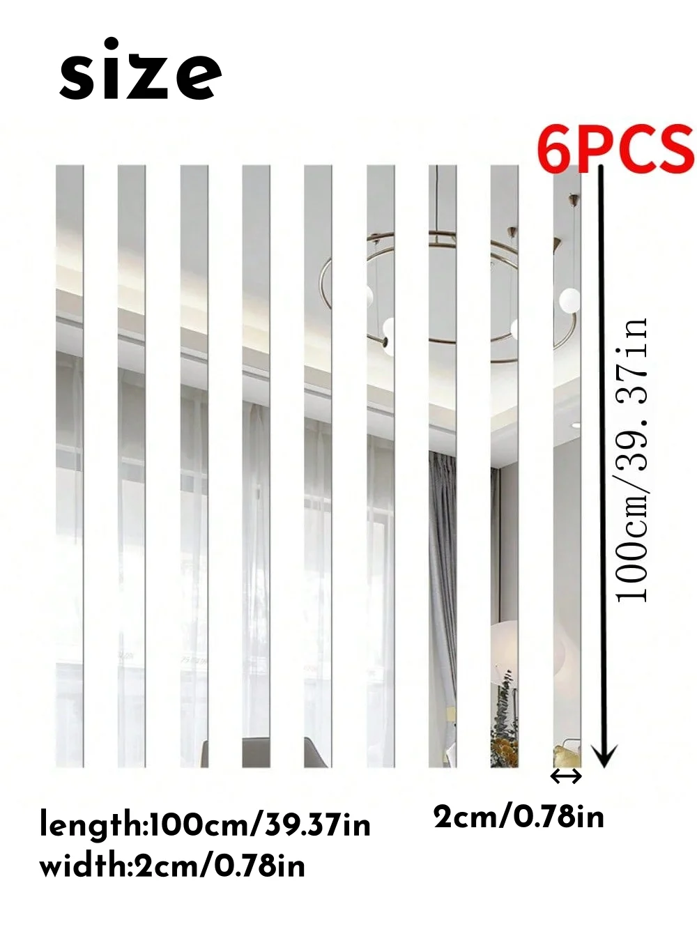 6pcs 1m/39.34in  Steel Trim Strips  Steel Metal Finishing Sheet Metal Gap Strip Filler Trim steel