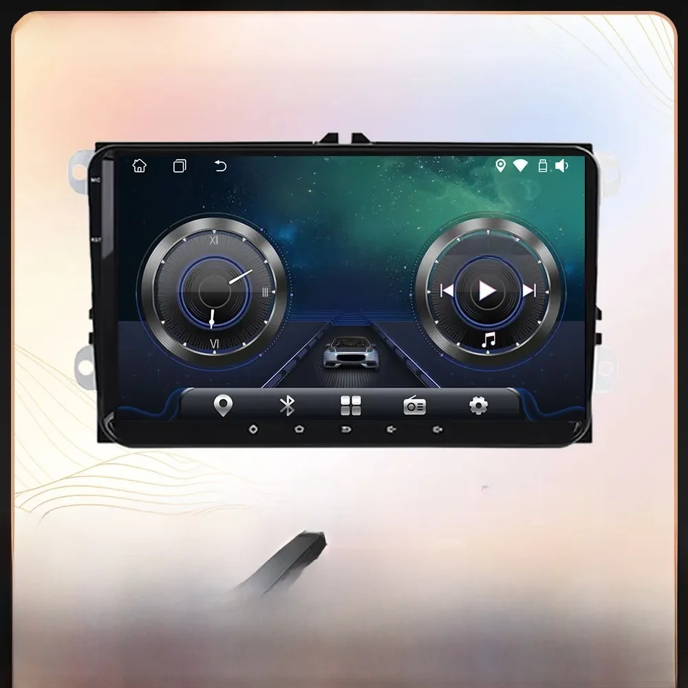 Voor Volkswagen VW Caddy 2011 2012 2013 2014 2015 2016 2017 2018 Android Auto Video Navigatie Auto Radio Multimedia Speler QLED - afbeelding 2