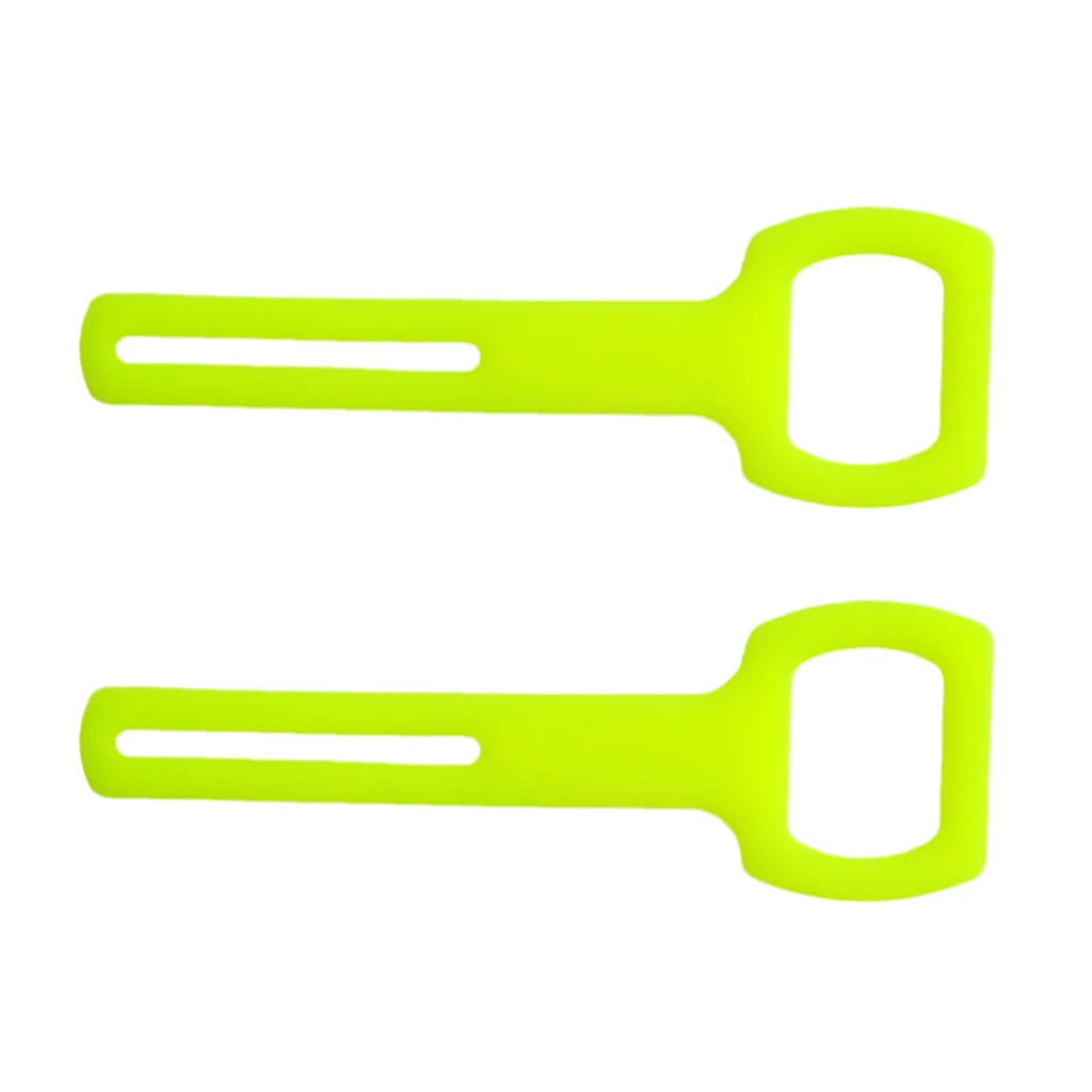 2 Pcs Silicone Mouthpiece Holder 2nd Stage Regulator Octopus Retainer Straps Underwater Scuba Diving Snorkeling Accessories