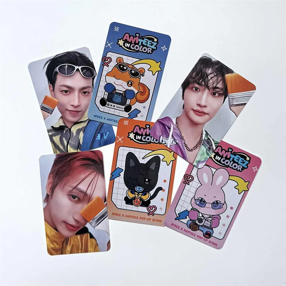 ATEEZ Aniteez In Color Cosplay 8Pcs/Set Photocard High Quality