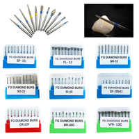 10Pcs/Pack TC EX FO Series Diamond Burs