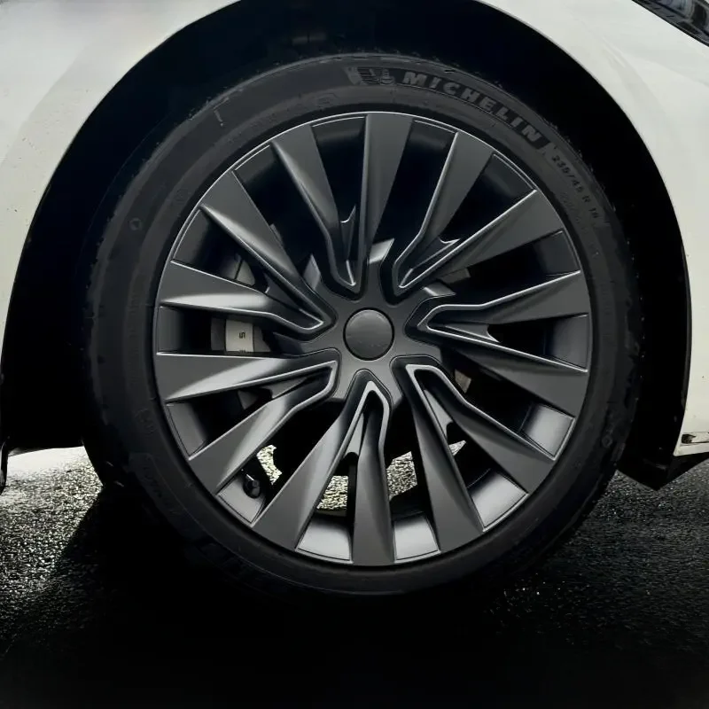 4 Stuks Wieldop Voor Tesla Model 3 Highland 18 Inch Prestaties Vervanging Wieldop Auto Volledige Velg Cover Accessoires 2023 2024 - afbeelding 2