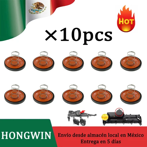 Kit de reparación de cubierta de válvula PCV con membrana, 2/6/10 piezas, 8200756123, 8200433603, para Nissan, Renault, Kangoo, Clio, Laguna, Megane, Scenic, K9K