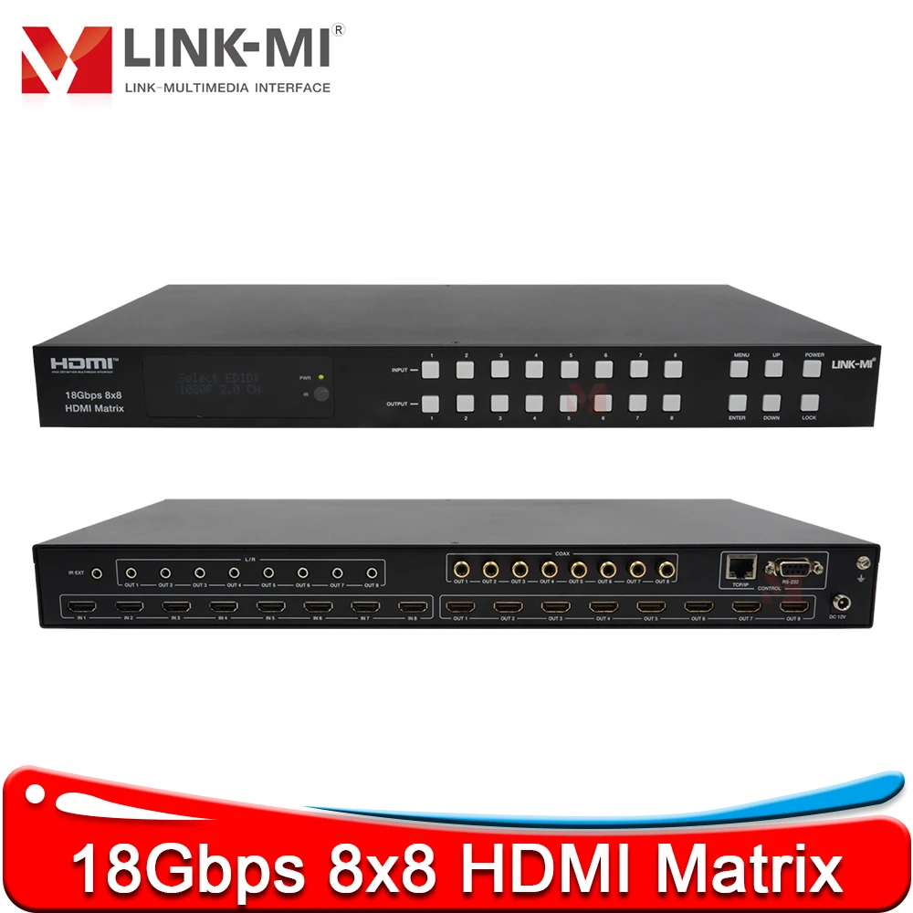 8X8 Hdmi Matrix,4K2… - image