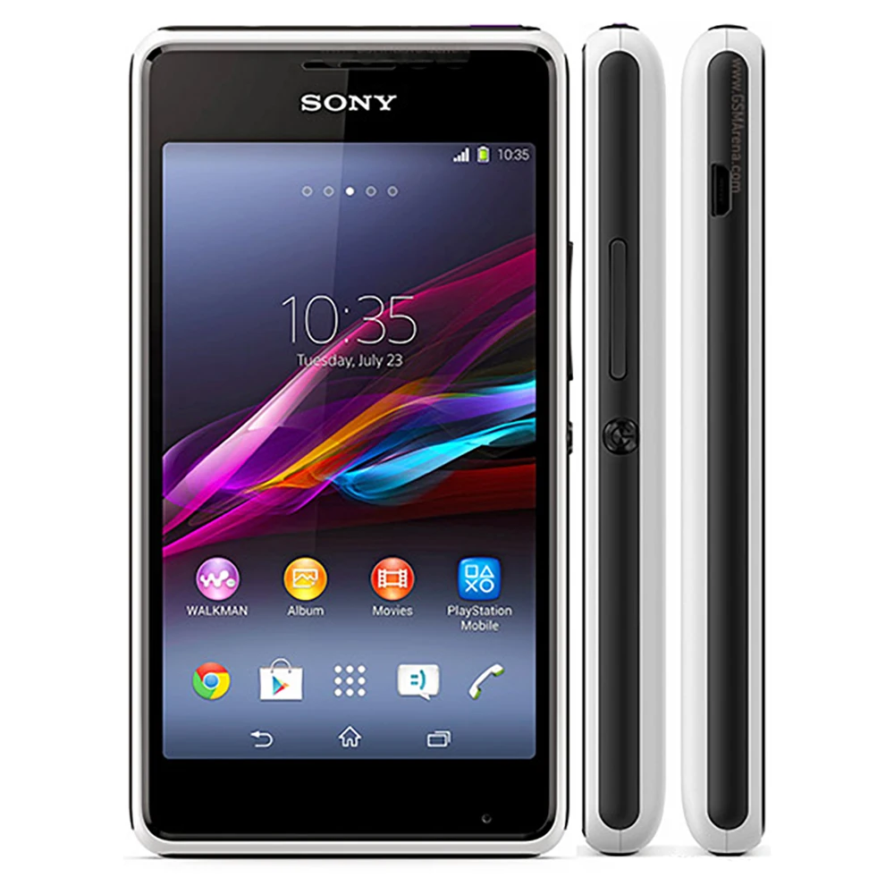 Imagem -04 - Sony Xperia-remodelado Telefone Móvel Desbloqueado Xperia e1 512 Ram 4gb Rom 4.0 Dual Core Celular 3mp Gsm Android 3g D2005