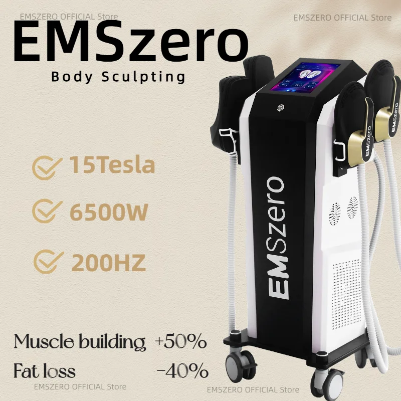 

Dls-emszero Nova Hi-emt Machine Emszero Neo Body Slimming Machine New 15Tesla 6000w 4 Handle Pelvic Stimulation Pad Optional