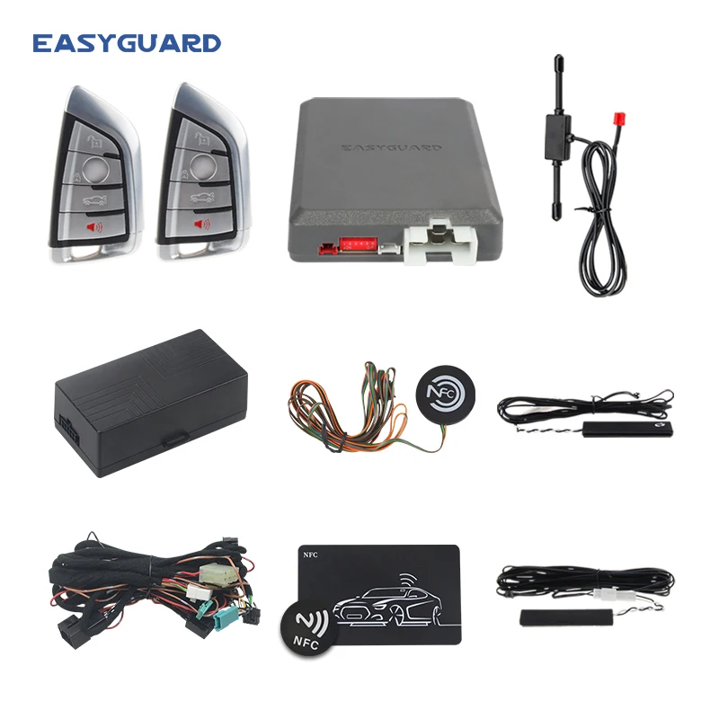 EASYGUARD CAN BUS plug & play remote starter fit for BMW F32,F33,F36,F48,F49,F39,F15,F16,G30,G01,G05,G20,G11 with oem button