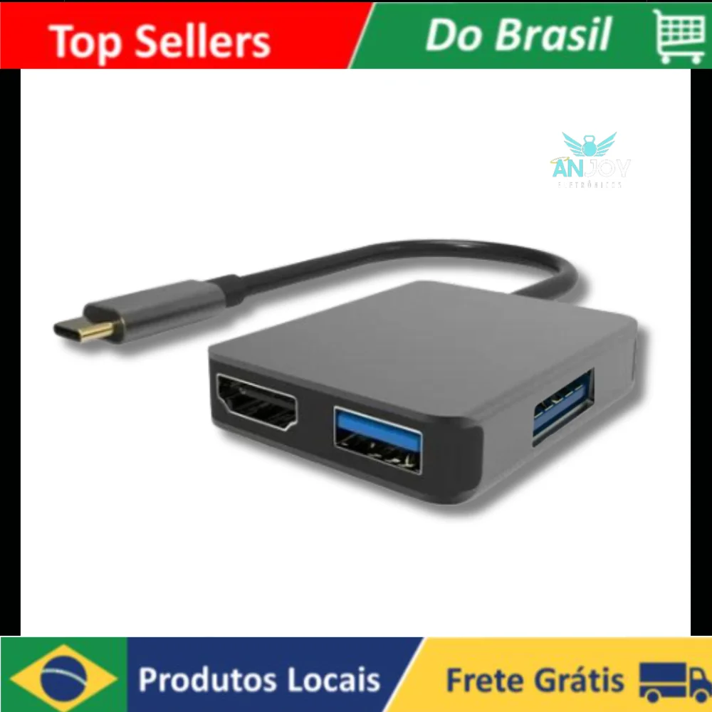 Adaptador Conversor Tipo C p/ Hdmi - USB 3.0  ADT-063