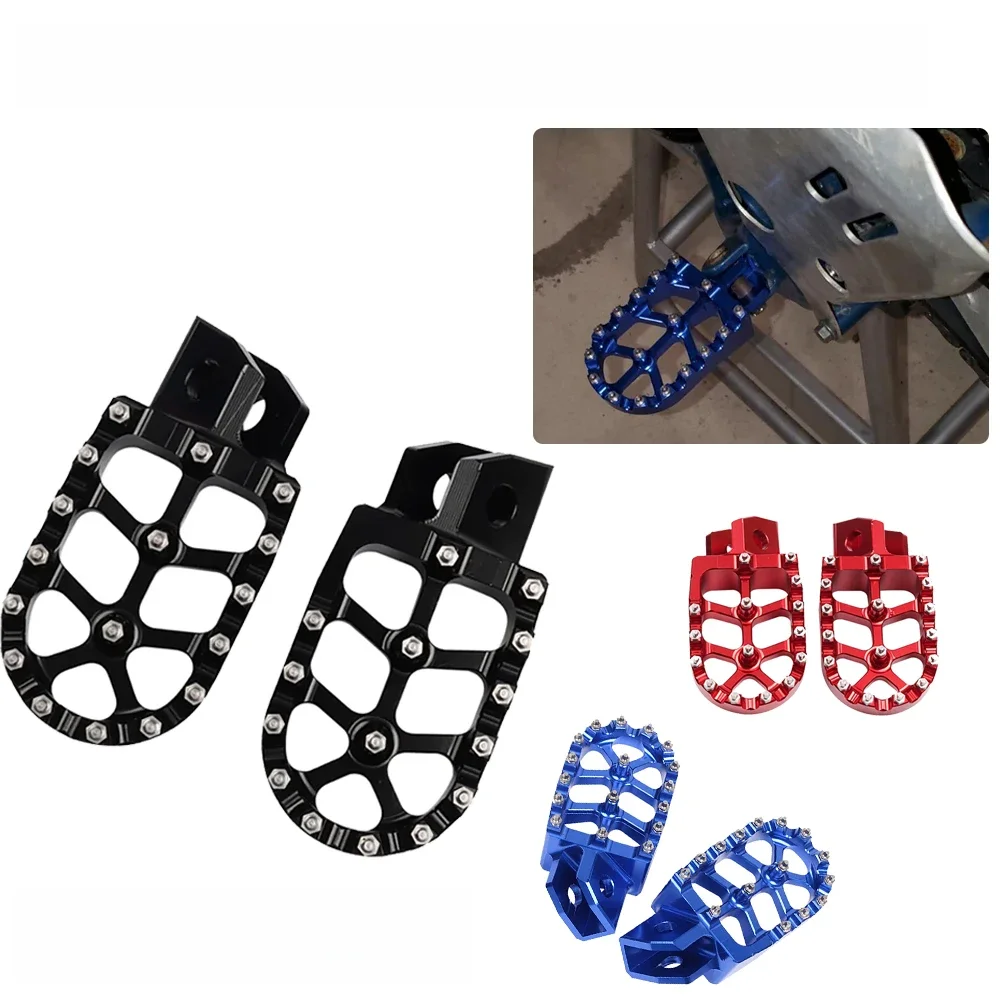 AliExpress NONE For Yamaha WR250 WR200 WR500 WR 200 250 500 XT250 Motorcycle Footrest Footpegs Foot Pegs Rests Pedal Parts Dirt Bike Accessories