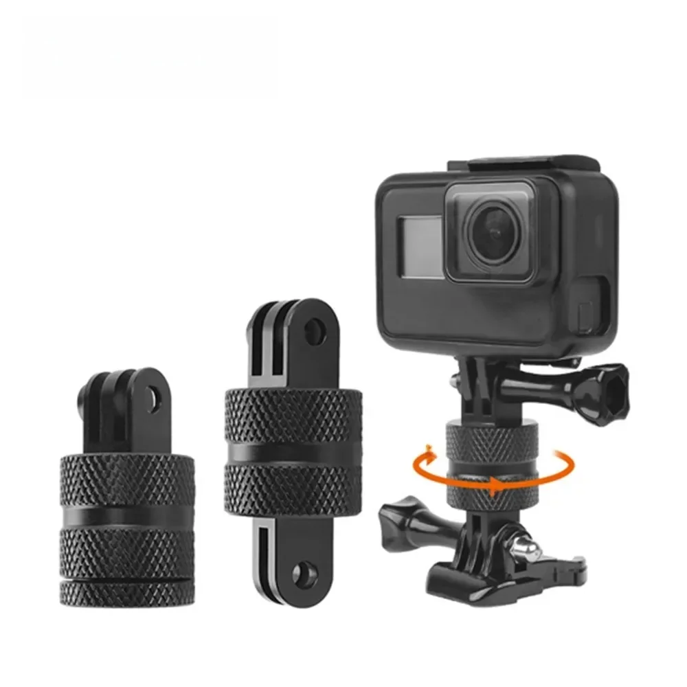 Uchwyt obrotowy 360 stopni do Gopro Hero 12 9 7 Xiaomi Yi Adapter złącza statywu do Go Pro 5 8 Eken Dji Osmo Sjcam Akcesoria — zdjęcie 2