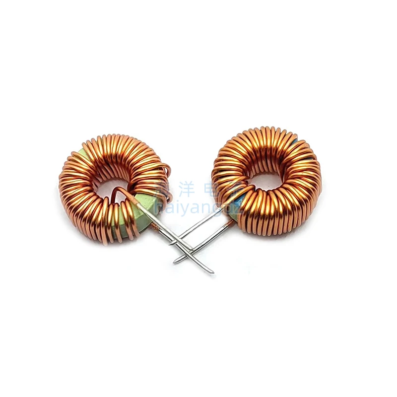 5052 100uH ф0.6 wire  blue and green ring inductor wire wound inductor coil magnetic ring inductor 3.5A