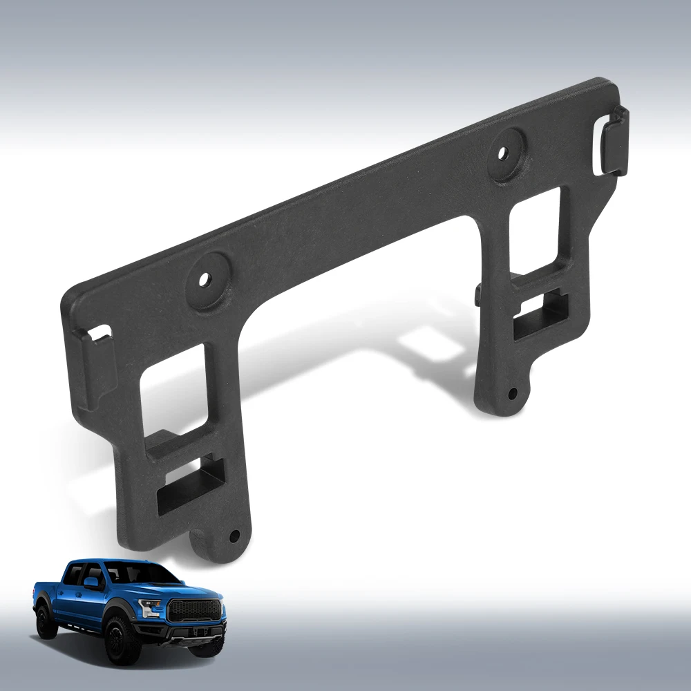 

Front License Plate Bracket Hl3Z17A385Ab Fo1068199 Fit for 2017-2020 F-150 Black Strong Durable Sturdy Car Exterior Accessories
