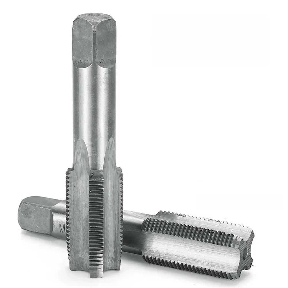 1 paire de tarauds à filetage droit, cannelé, filetage fin, métrique, M14 M16 M18 M20, pas de 1.5mm, outil en acier rapide