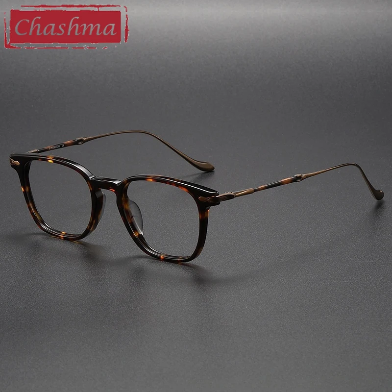 

Chashma Prescription Glasses Women Fashion Optical Eyewear Acetate Titanium Spectacles For Recipe Myopia Read Eyeglasses Frames