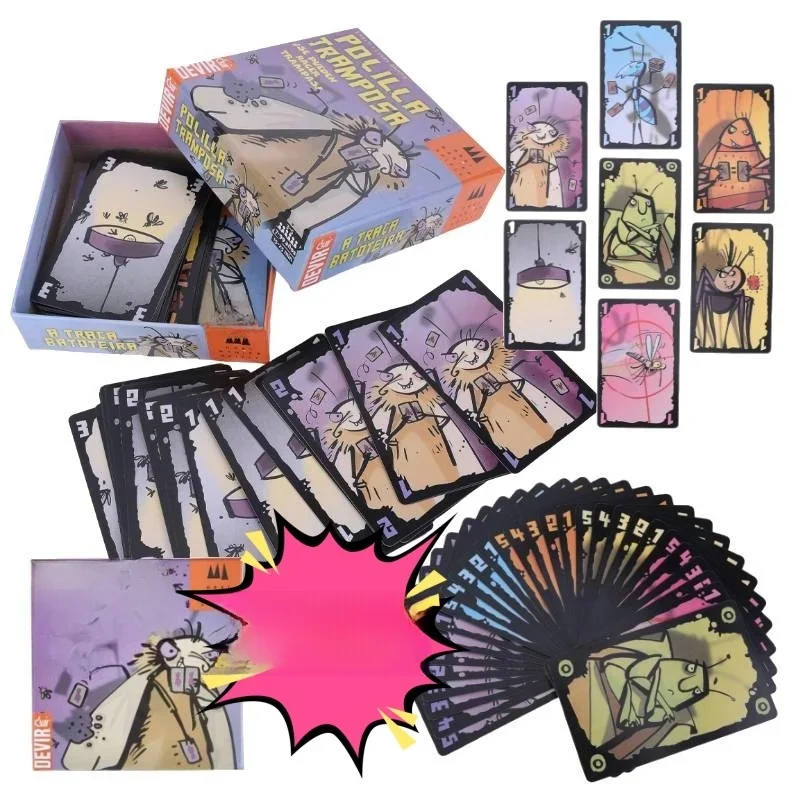 Jeu de cartes Polilla Tramposa, jeu de société Royal Cheating Moth, rassemblement de loisirs, cartes de jeu de société, Poker, tarière